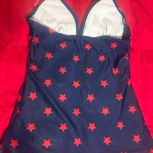 Bobbie Brooks Blue and Red Star Bikini